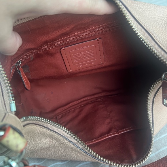 Coach Harley East West Hobo Shoulder Bag with Snakeskin Trim - Picture 7 of 10